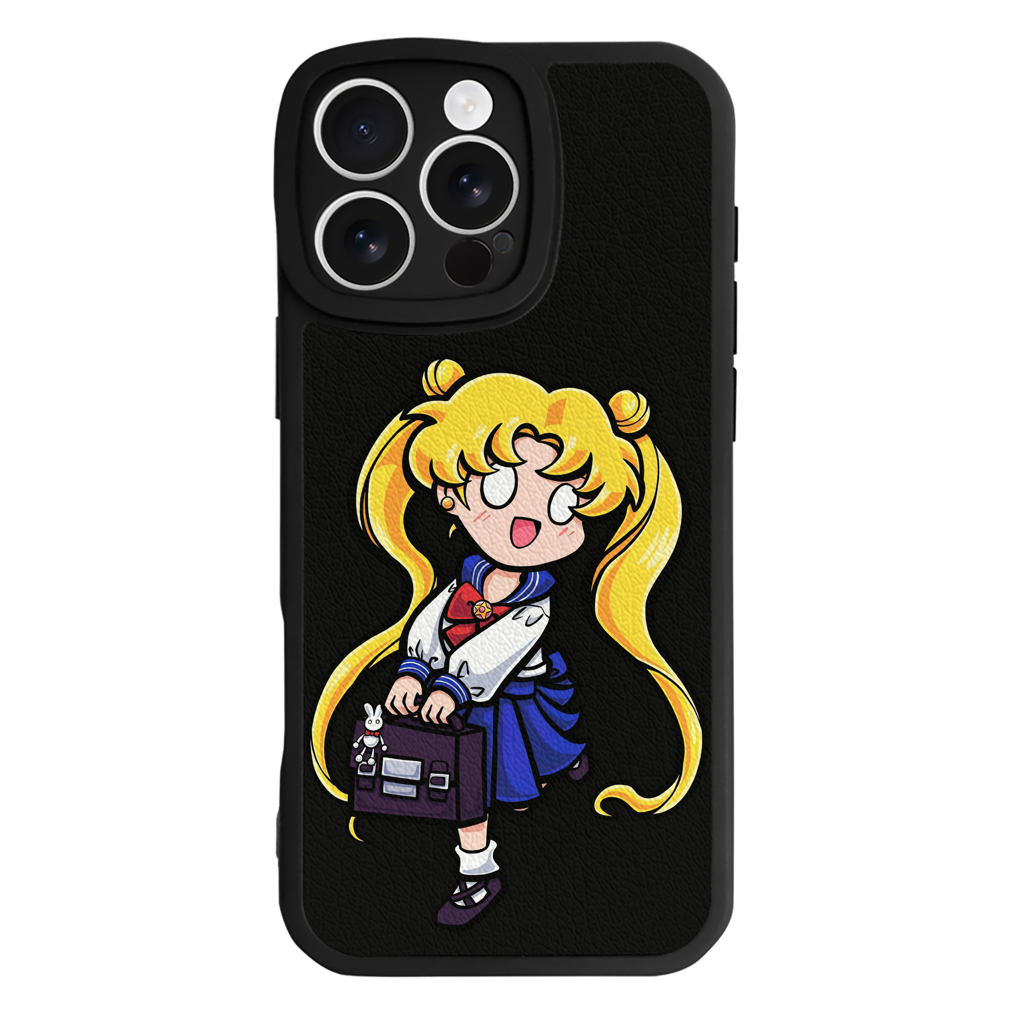 （画像用） 美少女戦士セーラームーン 愛野 美奈子 あいの みなこ Sailor Moon Aino Minako 【iPhone 16シリーズ対応】シリコンスマホケース（レザー調） 材質：シリコン